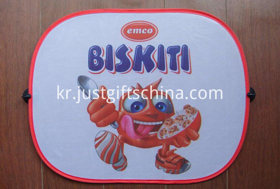 Full Color Printed Side Sunshade w Suction Cup Full Color Printed Side Sunshade w Suction Cup